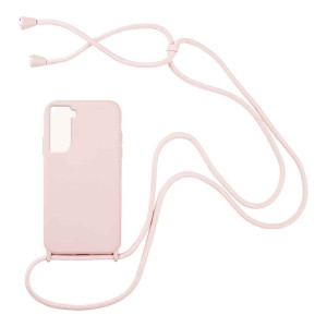 Θήκη Σιλικόνης με Κορδόνι CarryHang Sonique Samsung Galaxy S22 Ροζ - Sonique - Ροζ - Galaxy S22 - Θήκες Πλάτης