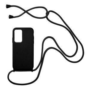 Θήκη Σιλικόνης με Κορδόνι CarryHang Sonique Samsung Galaxy A53 5G Μαύρο