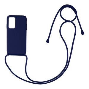 Θήκη Σιλικόνης με Κορδόνι CarryHang Sonique Samsung Galaxy A53 5G Μπλε Σκούρο