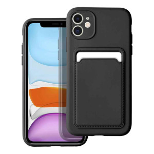 Θήκη Σιλικόνης Sonique Card Case Apple iPhone 11 Μαύρο - Sonique - Μαύρο - iPhone 11