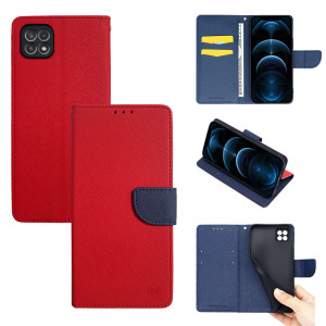 Θήκη Πορτοφόλι Sonique Trend Wallet Samsung Galaxy A22 5G Κόκκινο / Σκούρο Μπλε