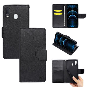 Θήκη Πορτοφόλι Sonique Trend Wallet Samsung Galaxy A40 Μαύρο