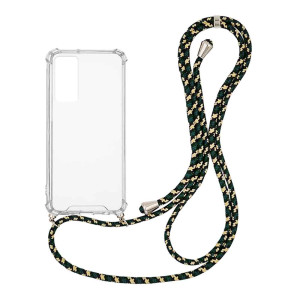 Θήκη Σιλικόνης με Κορδόνι Sonique Armor Clear Xiaomi Xiaomi 12 / Xiaomi 12X 5G Rainbow Πράσινο