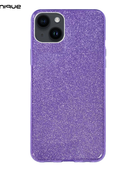 Θήκη Σιλικόνης Sonique Shiny Apple iPhone 14 Plus Μωβ