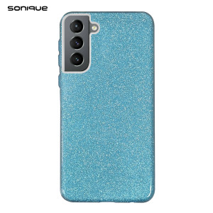 Θήκη Σιλικόνης Sonique Shiny Samsung Galaxy S21 FE Γαλάζιο - Sonique - Γαλάζιο - Galaxy S21 FE - Θήκες Πλάτης