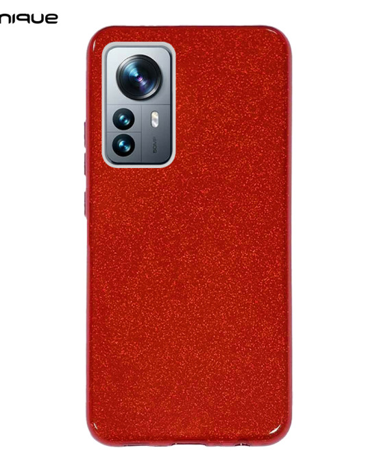 Θήκη Σιλικόνης Sonique Shiny Xiaomi Xiaomi 12 Pro 5G Κόκκινο