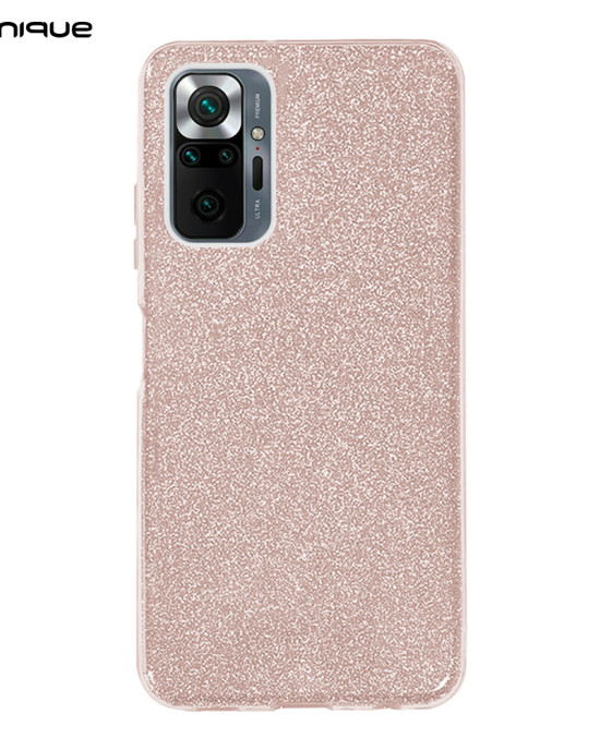 Θήκη Σιλικόνης Sonique Shiny Xiaomi Redmi Note 10 Pro Ροζ
