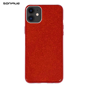 Θήκη Σιλικόνης Sonique Shiny Apple iPhone 11 Κόκκινο