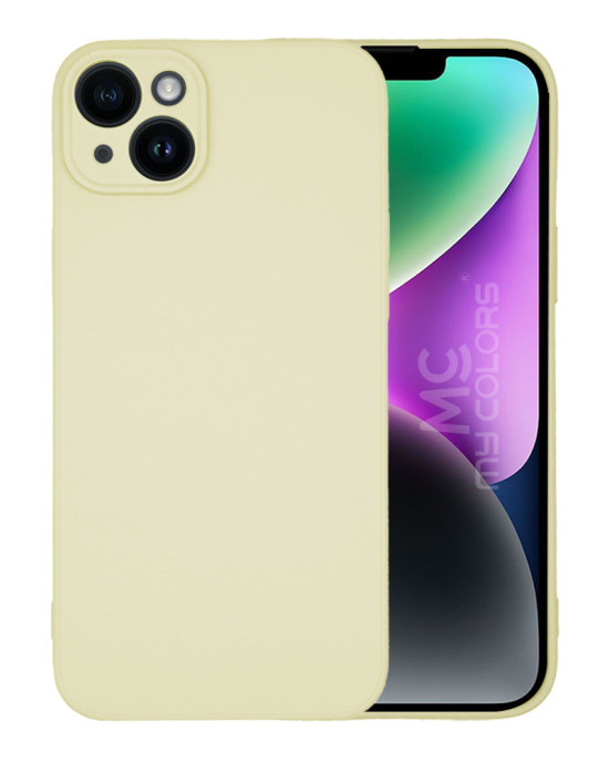 Θήκη Σιλικόνης My Colors Sonique Apple iPhone 14 Plus Μπεζ