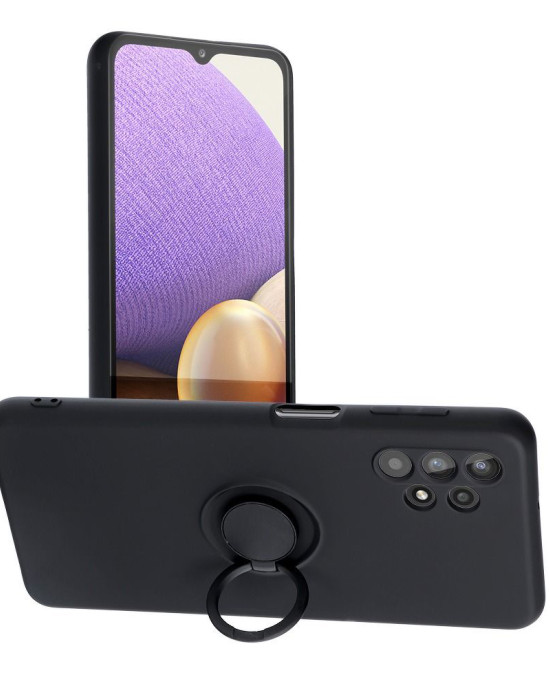 Θήκη Σιλικόνης Ring Case Samsung Galaxy A13 4G Μαύρο - OEM - Μαύρο - Galaxy A13 4G
