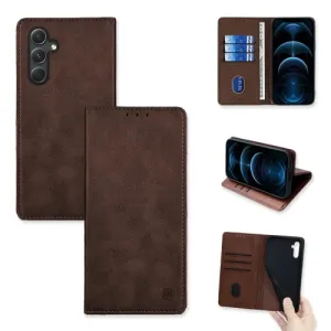 Θήκη Πορτοφόλι Vintage Magnet Wallet Sonique Samsung Galaxy A54 5G Καφέ
