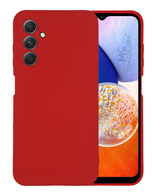 Θήκη Σιλικόνης My Colors Sonique Samsung Galaxy A14 4G / Galaxy A14 5G Κόκκινο