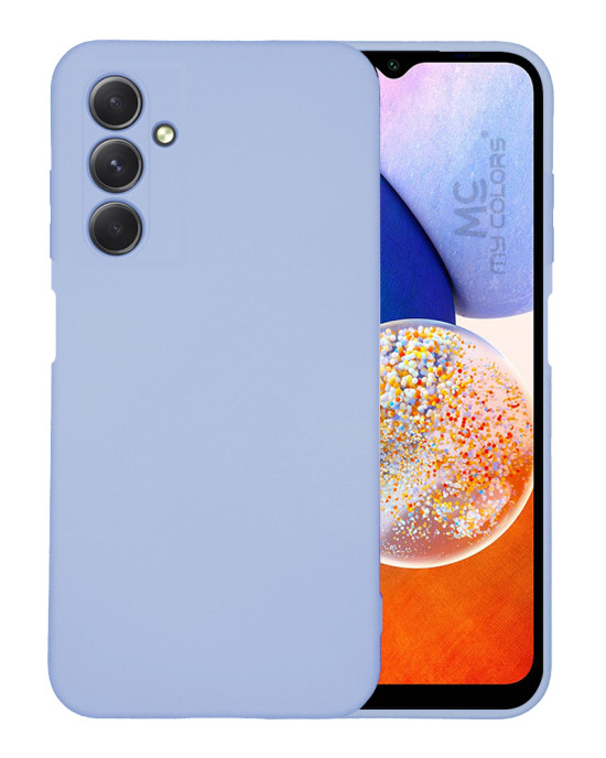 Θήκη Σιλικόνης My Colors Sonique Samsung Galaxy A14 4G / Galaxy A14 5G Λιλά