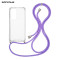 Θήκη Σιλικόνης με Κορδόνι Sonique Armor Clear Xiaomi Xiaomi 12T  / Xiaomi 12T Pro Λιλά
