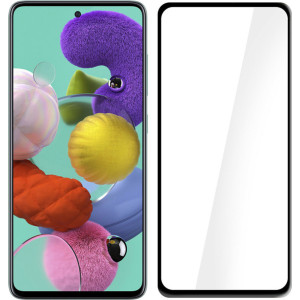 Powertech Tempered Glass 5D, Full Glue, Samsung Galaxy A51, μαύρο