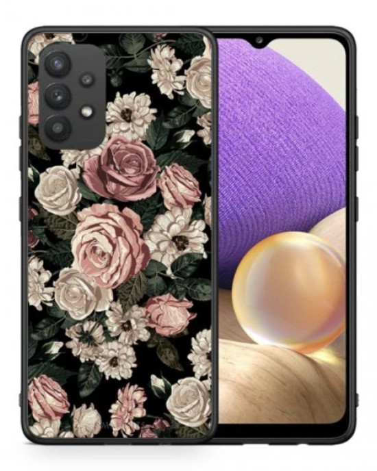Flower Wild Roses - Samsung Galaxy A32 4G θήκη