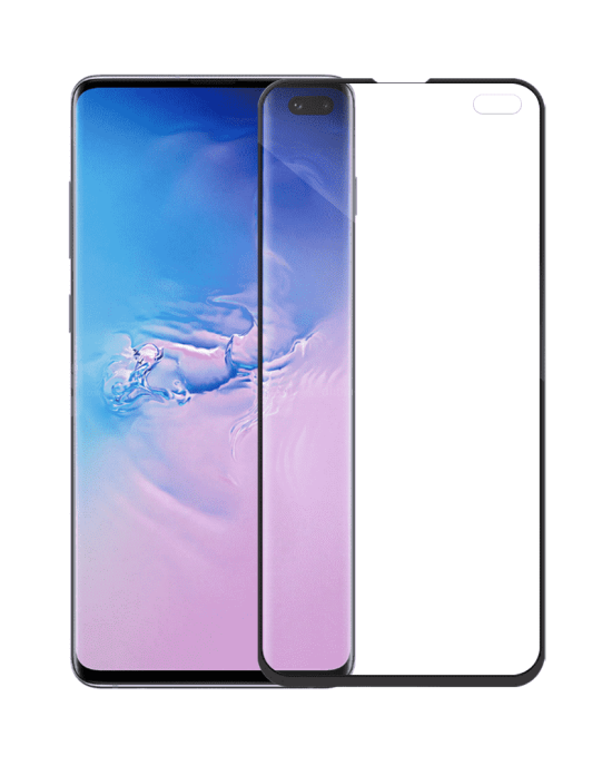 Tempered glass Mocoson Nano Flexible, Full 5D, για το Samsung Galaxy S10 Plus, 0.3mm, Μαυρο - 52542