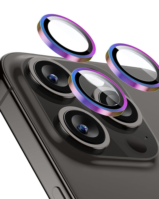 ESR - Armorite Camera Lens Protectors - iPhone 15 Pro / 15 Pro Max - Chromatic