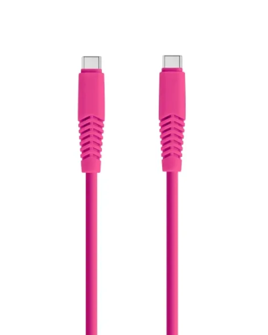 Setty cable USB-C - USB-C 1,5 m 2,1A KSC-C-1.526 pink