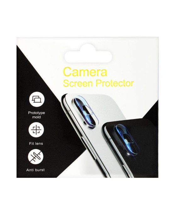 5D Full Glue Camera Tempered Glass - for Samsung Galaxy S25 Black