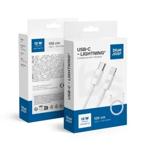 Cable Usb C To Lightning Blue Star 2A 12W 1 M