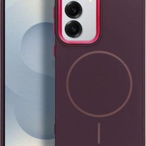 Frame Mag Cover Case Compatible With Magsafe For Samsung A52 5G / A52 Lte ( 4G ) / A52S 5G Purple