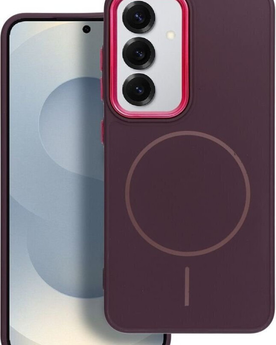 Frame Mag Cover Case Compatible With Magsafe For Samsung A52 5G / A52 Lte ( 4G ) / A52S 5G Purple