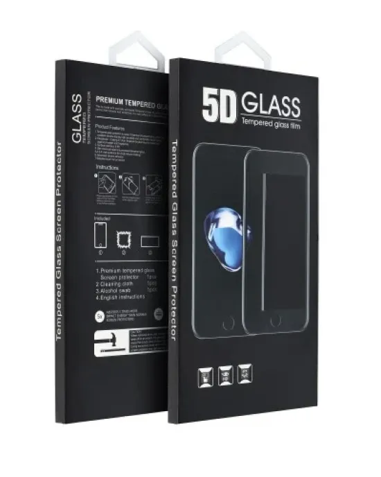 5D Full Glue Tempered Glass - For Xiaomi 15 Black