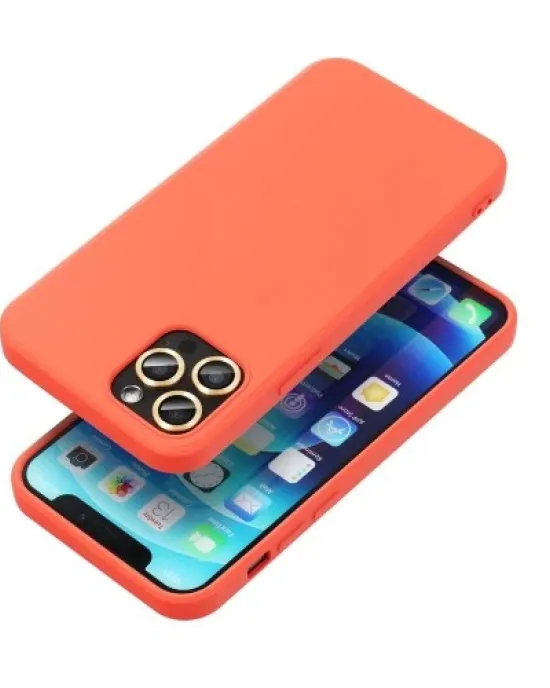 Silicone Case For Samsung A17 Peach