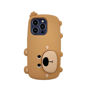 Case 3d Bear With Stand Iphone 13