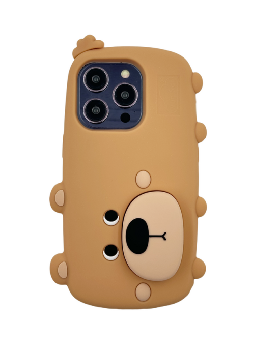Case 3d Bear With Stand Iphone 13