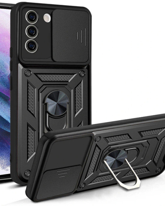 Techsuit - CamShield Series - Samsung Galaxy S21 FE 5G - Black