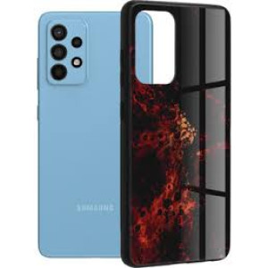 Techsuit - Glaze Series - Samsung Galaxy A24 - Red Nebula
