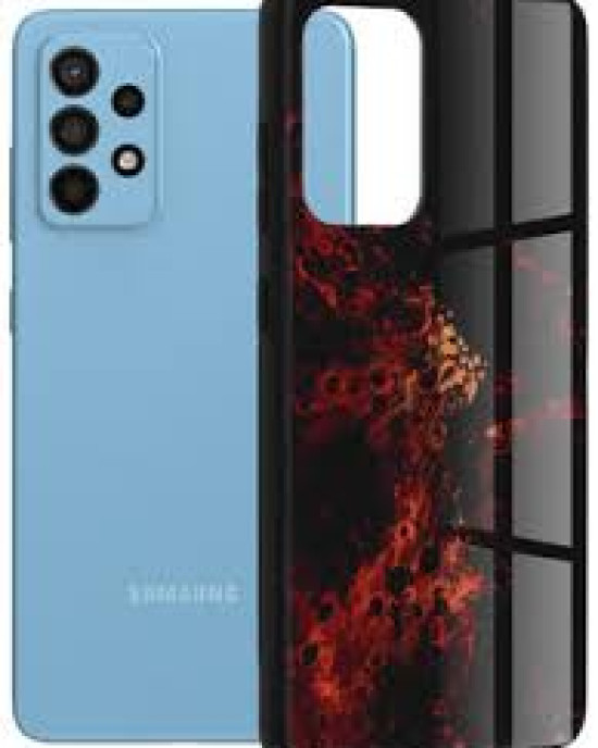 Techsuit - Glaze Series - Samsung Galaxy A24 - Red Nebula