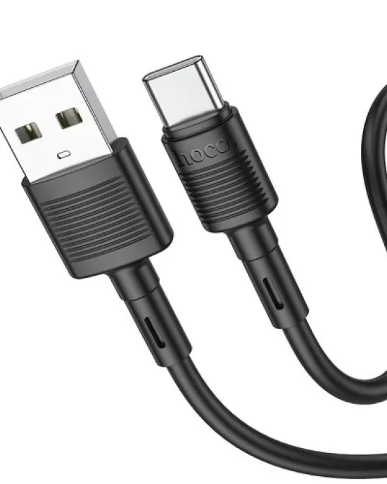 Cable Usb A To Usb C Hoco 3A 1 M X83 Black