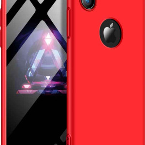 GKK 360 Full Cover Hole Κόκκινο (iPhone XS Max)