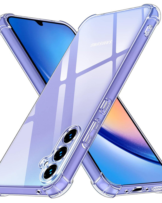 Techsuit - Shockproof Clear Silicone - Samsung Galaxy A34 5G - Clear