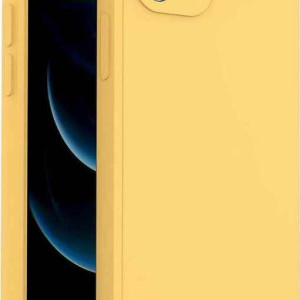 Wozinsky Color Back Cover Σιλικόνης Κίτρινο (iPhone XS Max)