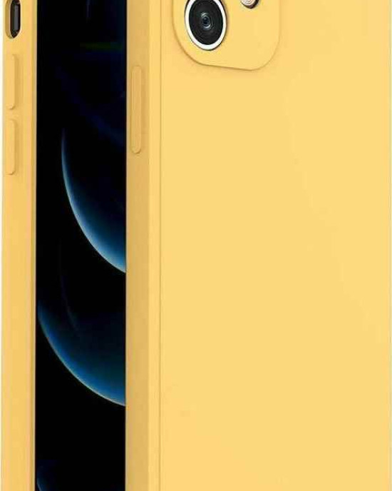 Wozinsky Color Back Cover Σιλικόνης Κίτρινο (iPhone XS Max)
