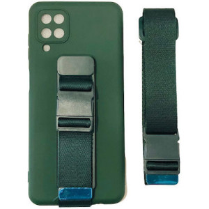 Hurtel Rope Air Bag Back Cover Σιλικόνης Dark Green (Galaxy A12)